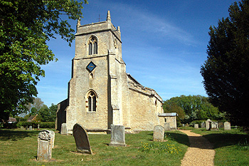The church from the south west May 2011